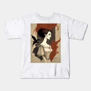 The Vampires Gothic Bride Kids T-Shirt